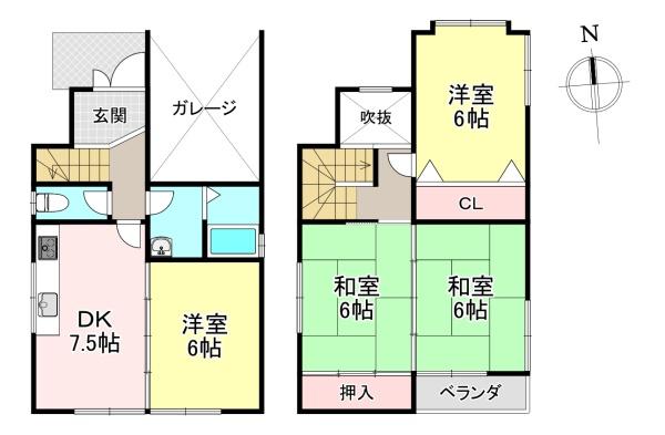 北葛城郡王寺町久度５丁目の中古一戸建て