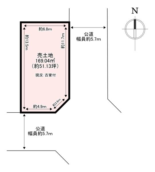 北葛城郡上牧町片岡台1丁目　売土地
