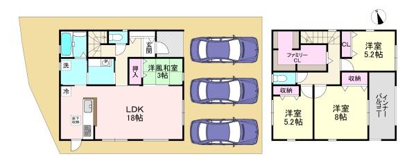 大和高田市根成柿4期　1号棟　新築戸建