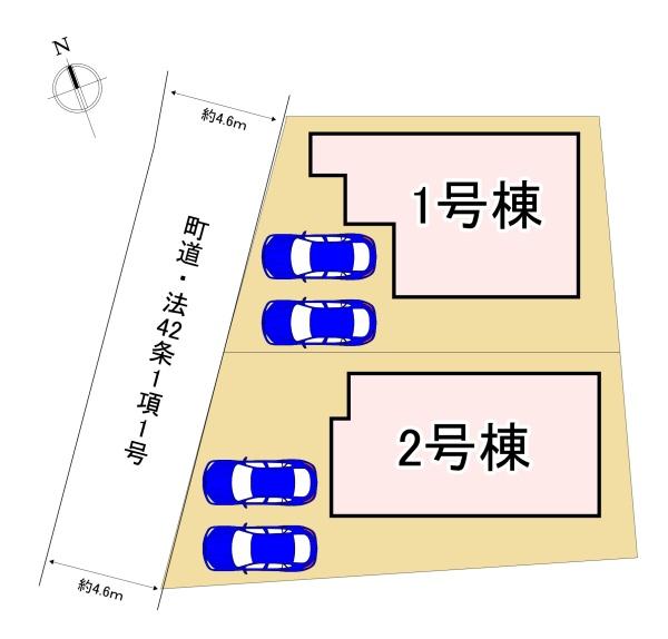 生駒郡斑鳩町龍田西4丁目　5期　新築戸建　1号棟