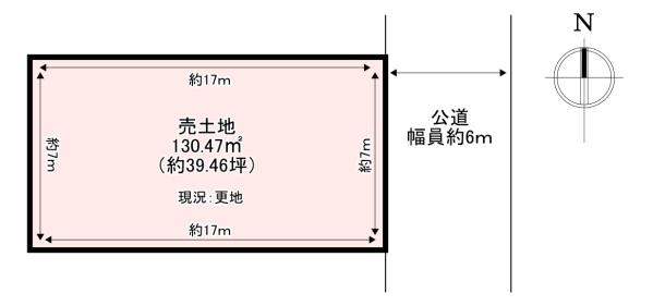香芝市すみれ野１丁目の土地
