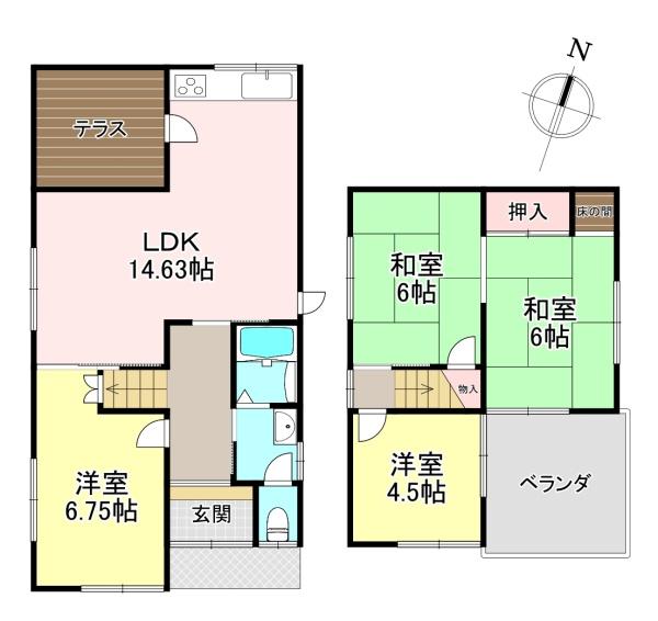 北葛城郡上牧町服部台４丁目の中古一戸建て