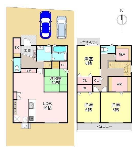 香芝市旭ヶ丘2丁目　新築戸建　1号地