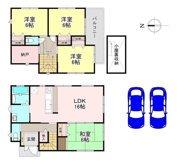 香芝市関屋　中古戸建