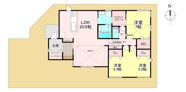 葛城市辨之庄　新築戸建　2号棟