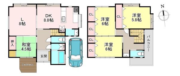 北葛城郡広陵町大字大塚の中古一戸建て
