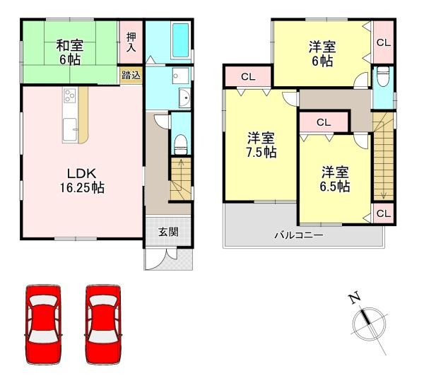 生駒郡斑鳩町龍田北２丁目の中古一戸建て
