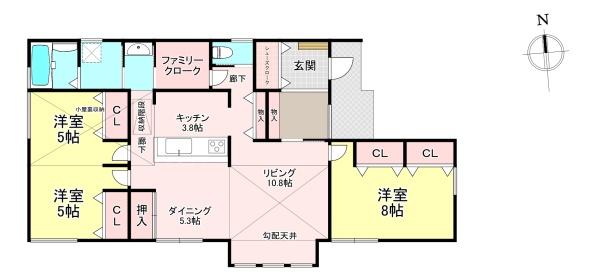 葛城市辨之庄　新築戸建　3号棟