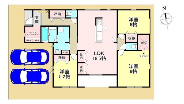 香芝市高　新築戸建　2号棟