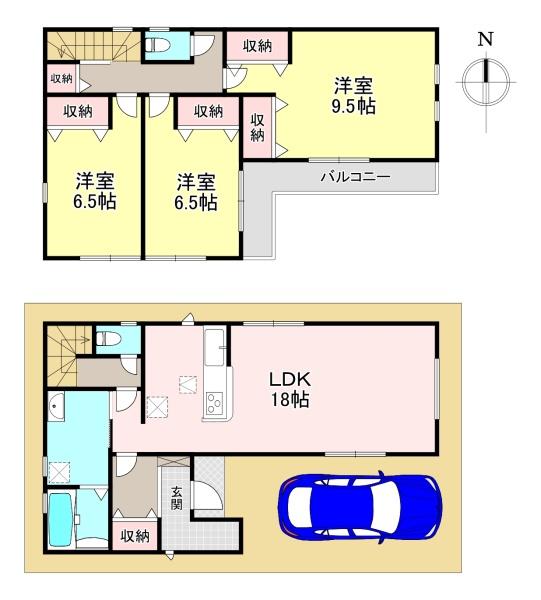 葛城市疋田　6期　新築戸建　1号棟