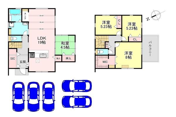 北葛城郡広陵町大字大野　新築戸建　1号棟