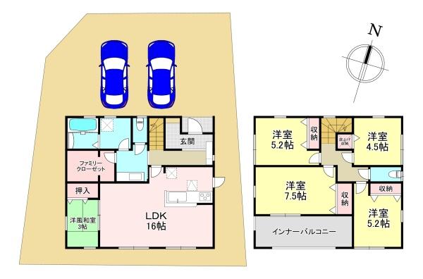 香芝市穴虫　4期　新築戸建