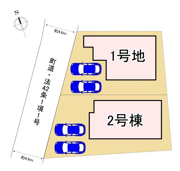 生駒郡斑鳩町龍田西4丁目　5期　新築戸建　1号棟