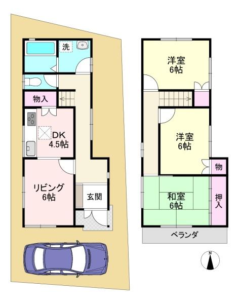 橿原市小槻町の中古一戸建て