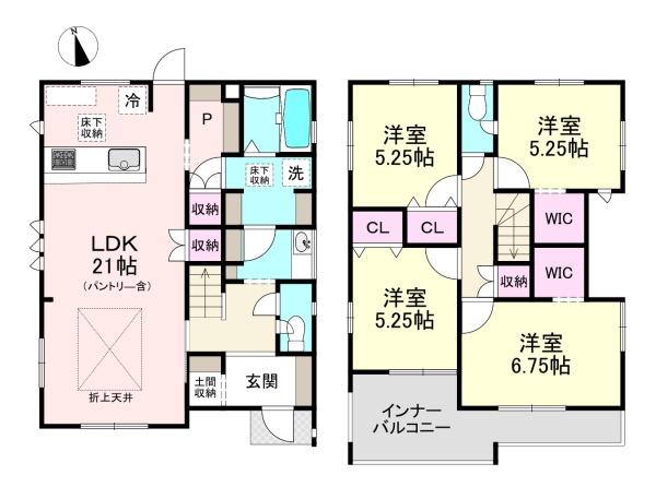 天理市平等坊町　3号棟　新築戸建