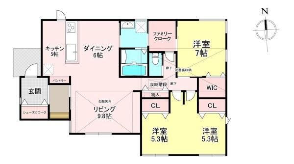 葛城市辨之庄　新築戸建　2号棟