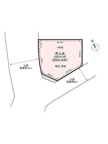 香芝市旭ケ丘５丁目の土地
