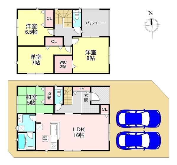 生駒郡斑鳩町龍田南6丁目　第一　新築戸建　1号棟