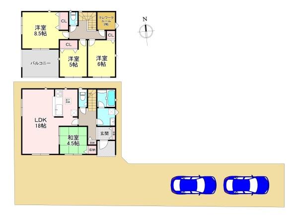 生駒郡斑鳩町龍田南6丁目　第一　新築戸建　2号棟