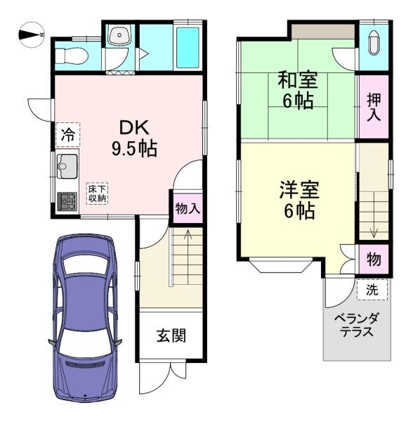大阪市東住吉区杭全７丁目の中古一戸建て