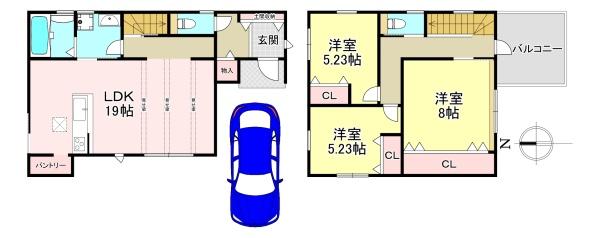 香芝市北今市2丁目　新築戸建
