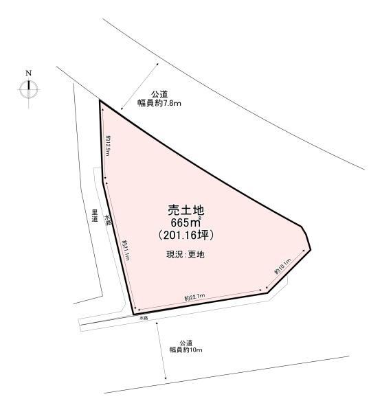 葛城市長尾の土地