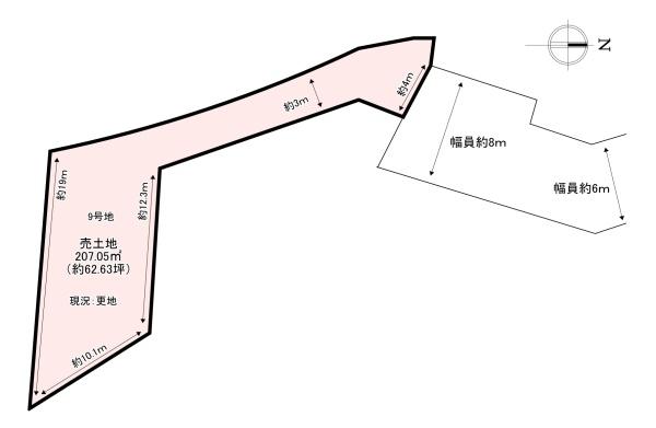生駒郡斑鳩町龍田西5丁目 売土地 9号地