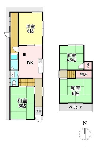 香芝市良福寺の中古一戸建て