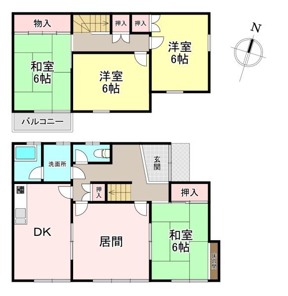 北葛城郡河合町高塚台2丁目　中古戸建