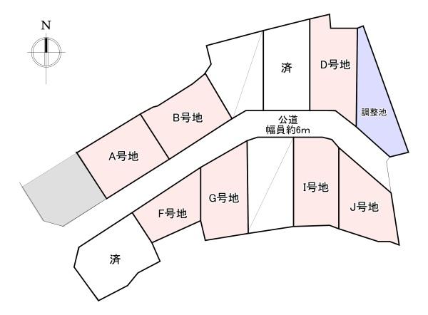 北葛城郡広陵町三吉　売土地　F号地