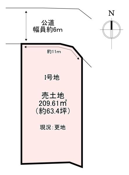北葛城郡広陵町大字三吉の土地