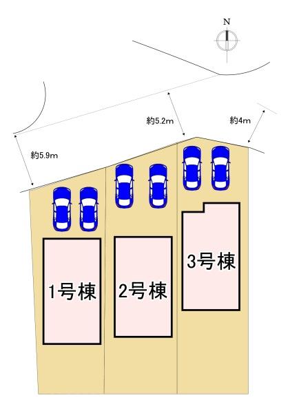 香芝市上中　新築戸建　1期1号棟