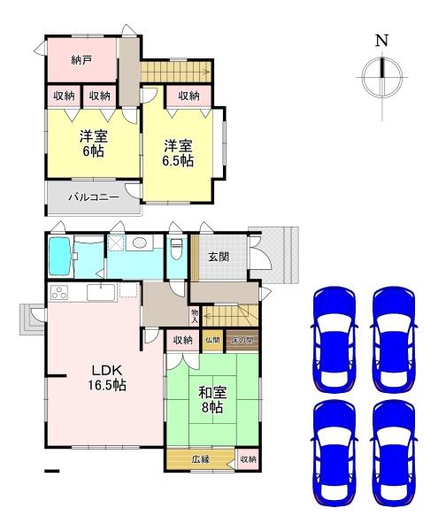香芝市関屋北７丁目の中古一戸建て