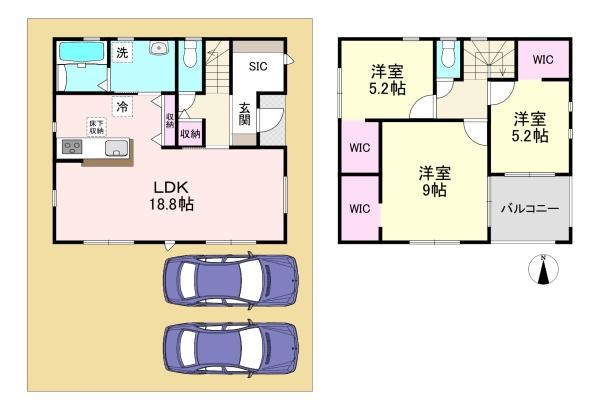 天理市丹波市町4期　1号棟　新築戸建