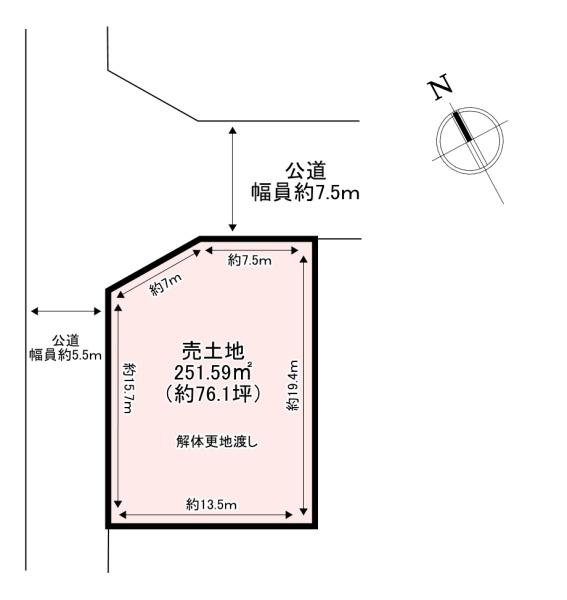 北葛城郡河合町星和台1丁目　売土地