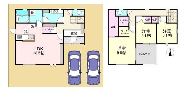 桜井市粟殿15期 3号棟 新築戸建