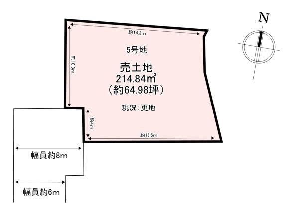 生駒郡斑鳩町法隆寺北2丁目　売土地　5号地
