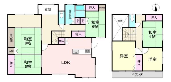 天理市櫟本町　中古戸建