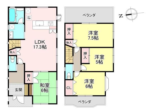 北葛城郡広陵町馬見北２丁目の中古一戸建て