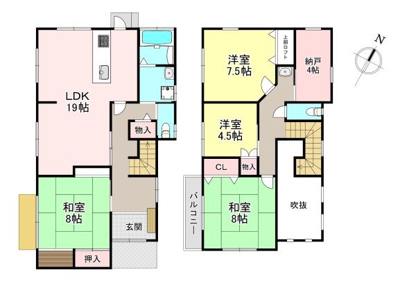 北葛城郡河合町高塚台1丁目 中古戸建