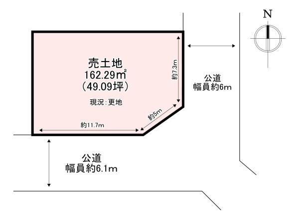 生駒郡斑鳩町目安北1丁目 売土地