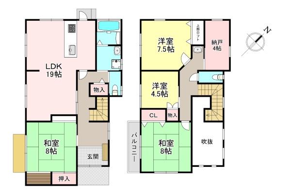 北葛城郡河合町高塚台１丁目の中古一戸建て