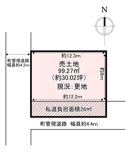 北葛城郡上牧町米山台３丁目の土地