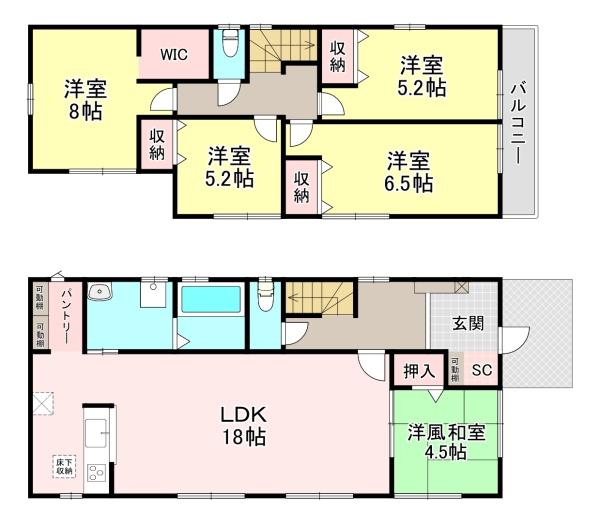 北葛城郡広陵町大字三吉 新築戸建 1号棟