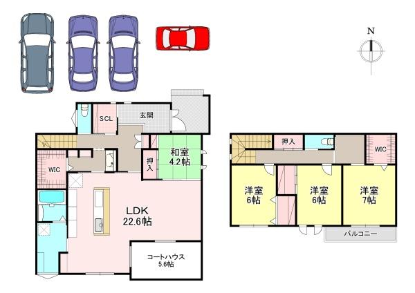 香芝市真美ヶ丘４丁目の中古一戸建て