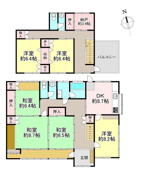 香芝市関屋北７丁目の中古一戸建て