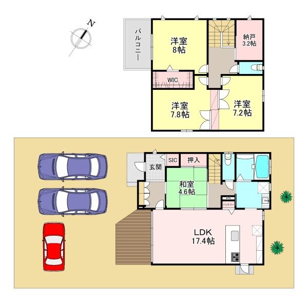 生駒郡三郷町勢野北１丁目の中古一戸建て