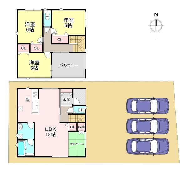 北葛城郡広陵町三吉 第9 新築戸建 2号棟