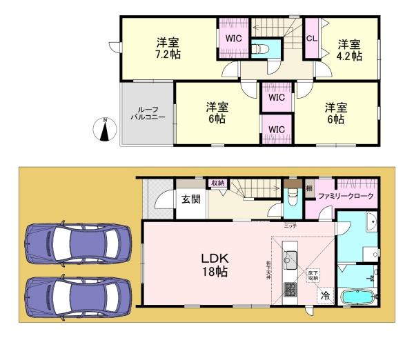 橿原市新口町2期 1号棟 新築戸建
