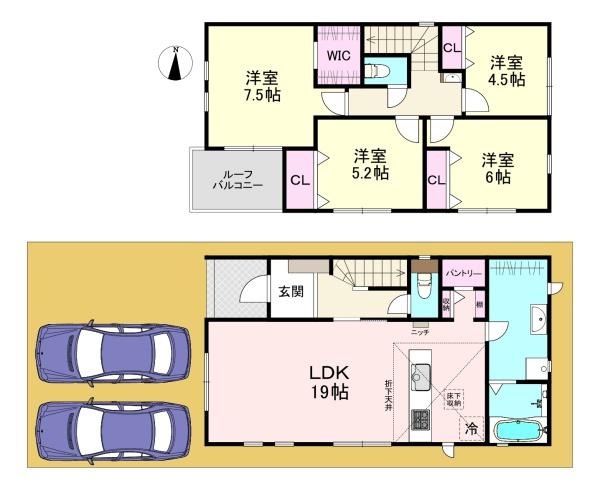 橿原市新口町2期　2号棟　新築戸建